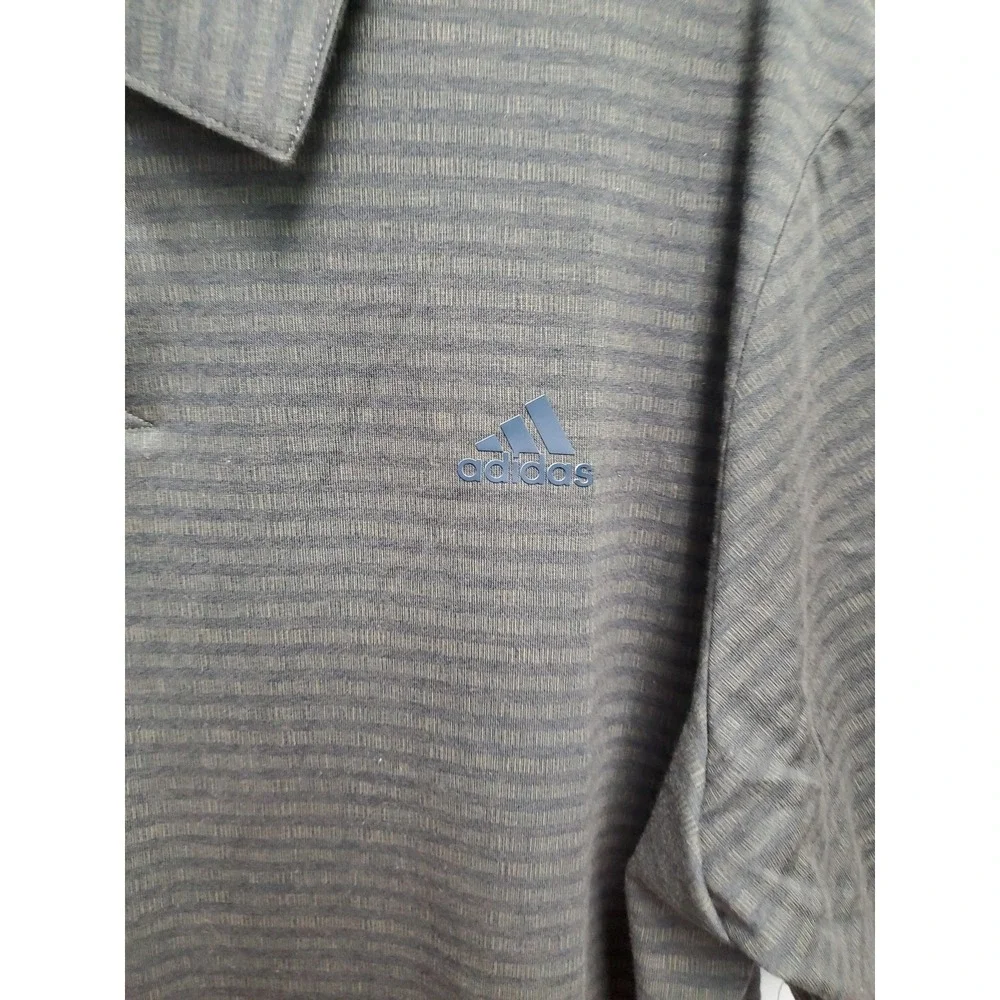 Adidas Go To Stripe Polo Shirt Mens 2XL Olive Strata NWT